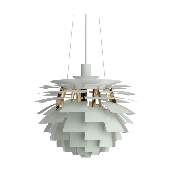 Louis Poulsen PH Artichoke Pendelleuchte Ø48cm Dusty green-brass metallised