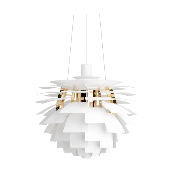 Louis Poulsen PH Artichoke Pendelleuchte Ø48cm Soft white-brass metallised