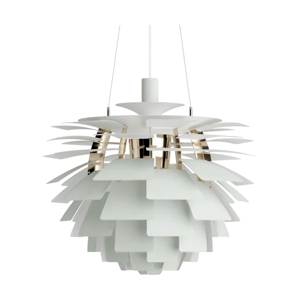 Louis Poulsen PH Artichoke Pendelleuchte Ø60cm Dusty green-brass metallised