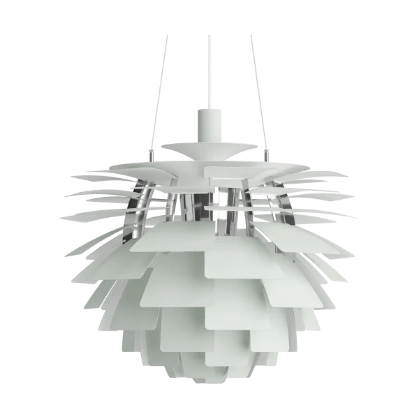 Louis Poulsen PH Artichoke Pendelleuchte Ø60cm Dusty green-high lustre chrome plated