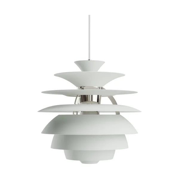Louis Poulsen PH Snowball Pendelleuchte Dusty green-chrome