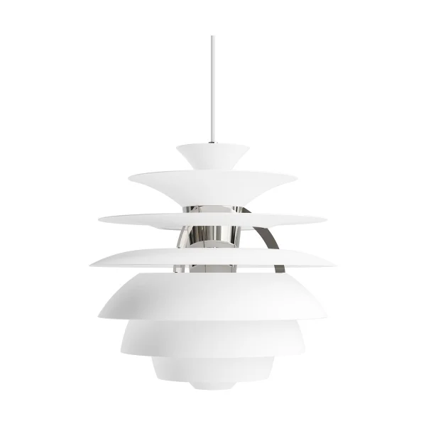 Louis Poulsen PH Snowball Pendelleuchte Soft white-chrome