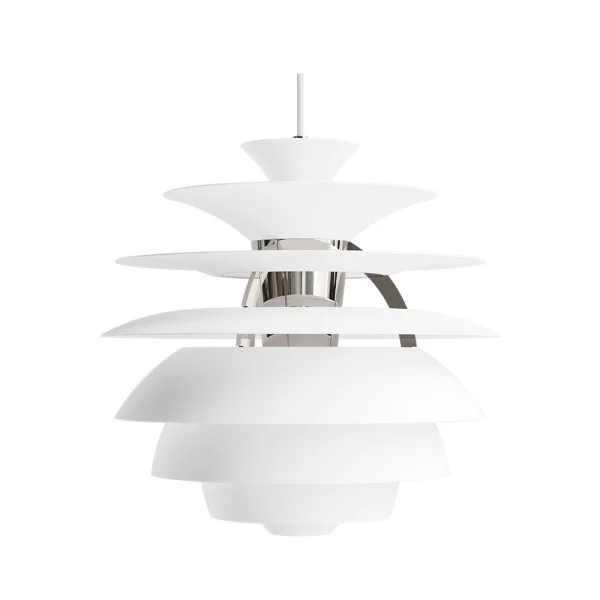 Louis Poulsen - PH Snowball Pendelleuchte Soft White/High Lustre Chrome Plated