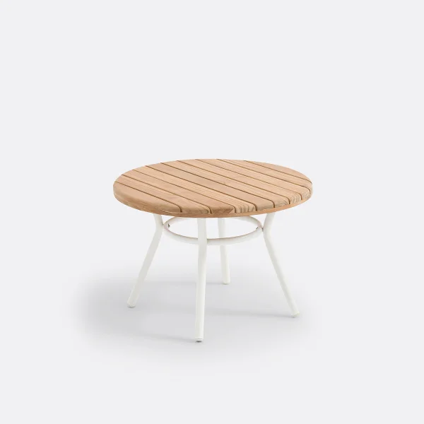 Loungetisch Chassagne, Aluminium/teak Massiv