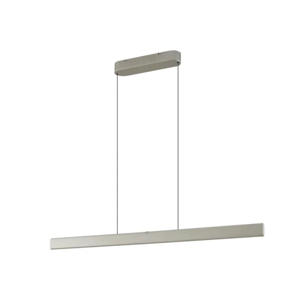 Lucande - Arvon LED-Hängeleuchte, alufarben, 117 cm, CCT