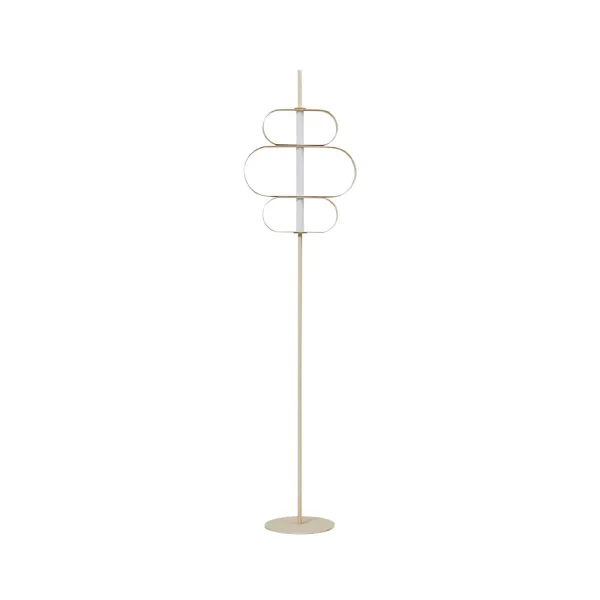 Lucande - Audrina LED Stehleuchte Dim. Beige