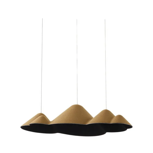 Lucande - Beutlin LED Pendelleuchte Dim. Olive