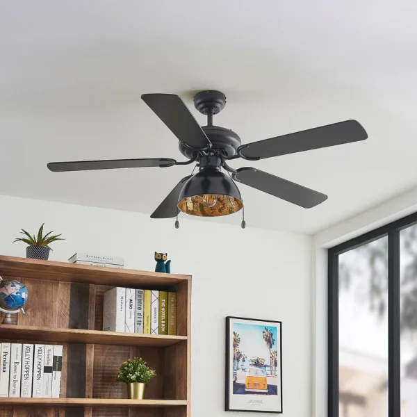 Lucande -  Deckenventilator mit Licht Shamoian, leise, Ø 130 cm