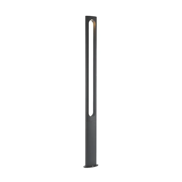 Lucande - Dovino Außen Gartenleuchte H200 Dark Grey