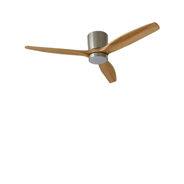 Lucande - Faipari LED Deckenventilator Nikkel/Holz