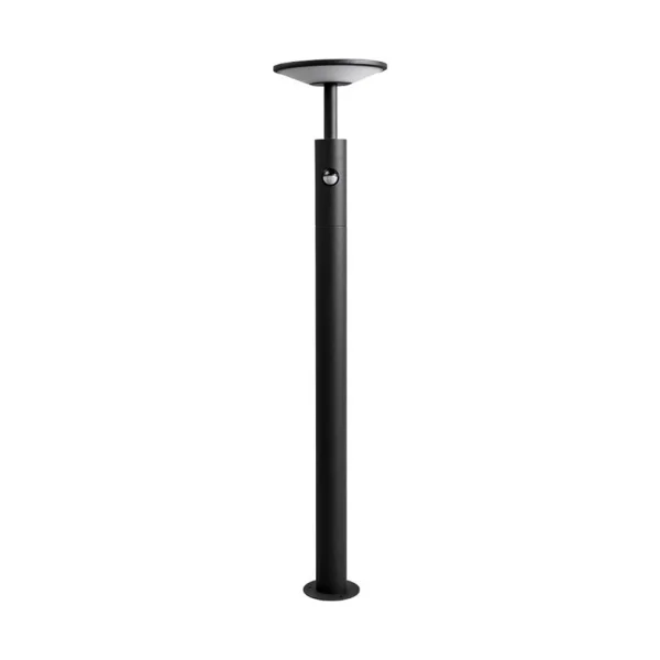 Lucande - Fenia Außen Gartenleuchte w/Sensor Anthracite/Opal