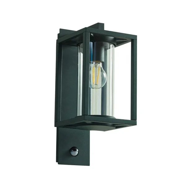 Lucande - Ferda Hanging Draußen Wandleuchte w/Sensor Dunkelheit Grün