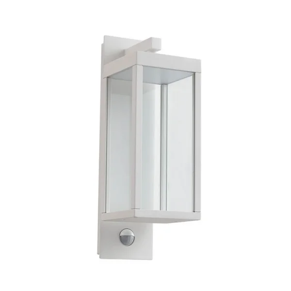 Lucande - Ferdinand LED Draußen Wandleuchte w/Sensor Weiß