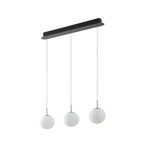 Lucande - Joran 3 LED Pendelleuchte Opal
