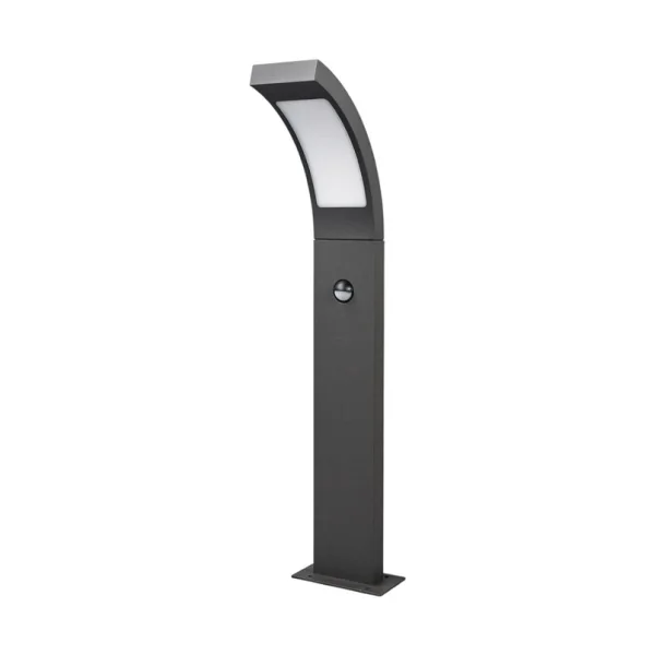 Lucande - Juvia Außen Gartenleuchte w/Sensor Graphite/Opal