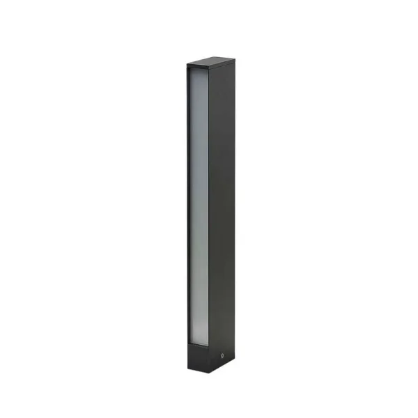 Lucande -  LED-Wegeleuchte Lirka, dunkelgrau, Metall, 60 cm
