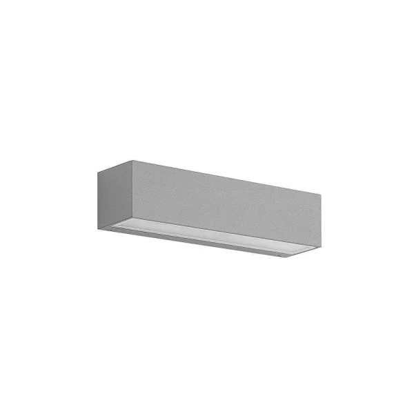 Lucande - Lengo LED Draußen Wandleuchte Up/Down L25 Silber
