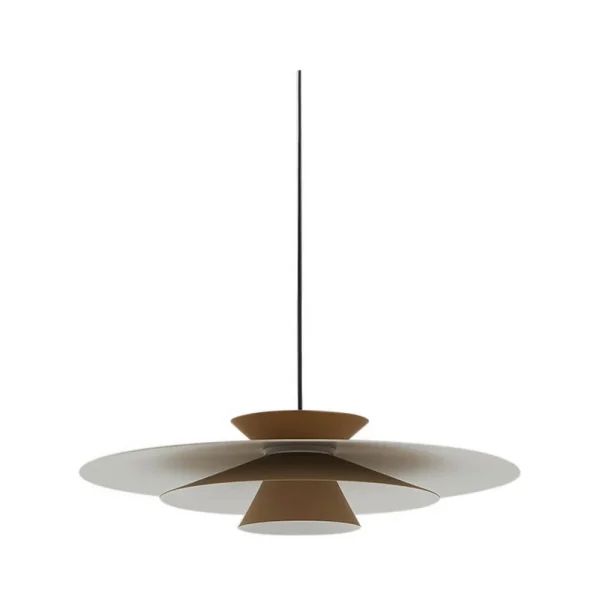 Lucande - Livie LED Pendelleuchte Khaki/Weiß