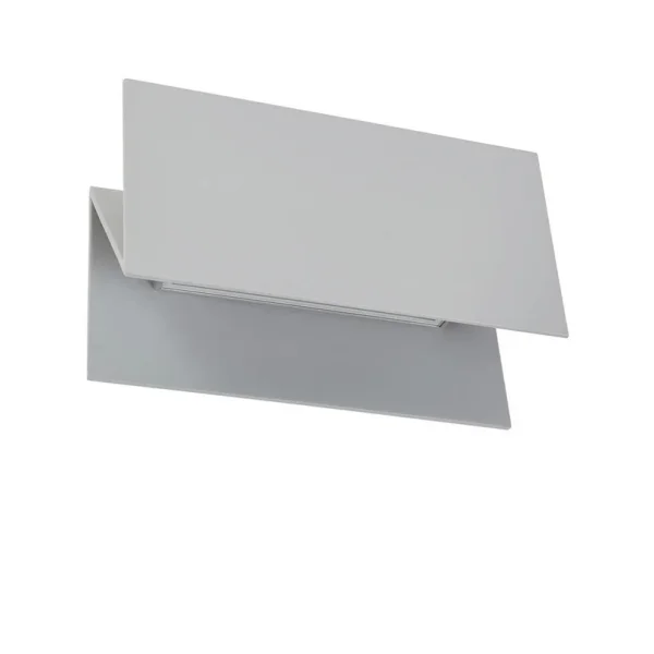 Lucande - Meja LED Draußen Wandleuchte 27cm IP54 Grau