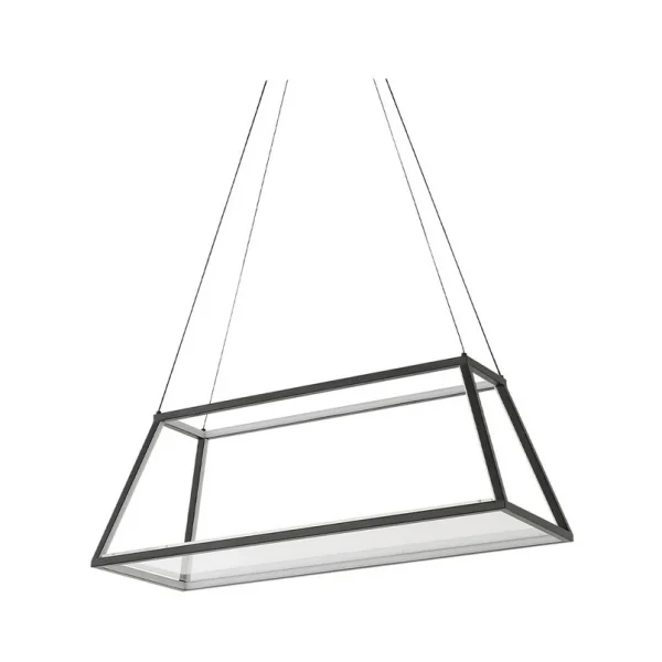 Lucande - Mensola LED Pendelleuchte Schwarz