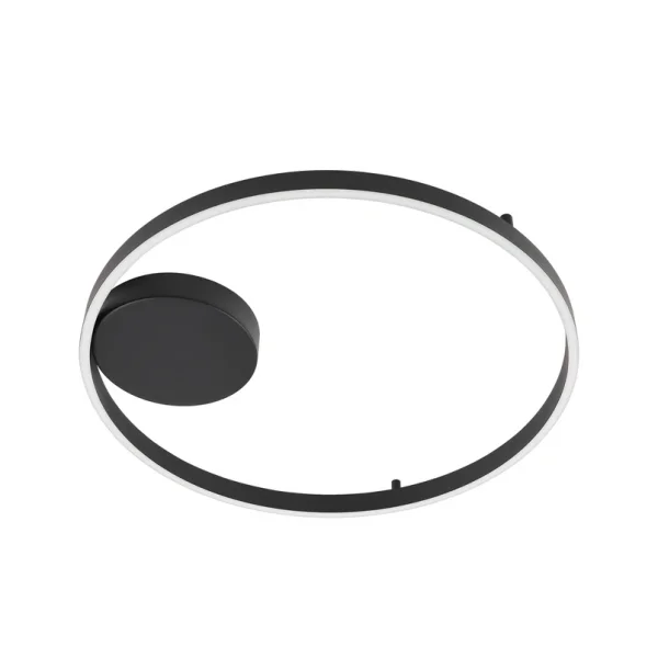 Lucande - Moise Smart-LED-Deckenleuchte, schwarz, CCT, Tuya