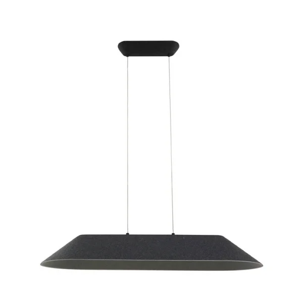 Lucande - Naelle LED Pendelleuchte Schwarz/Grau
