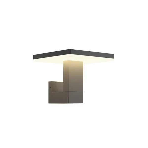 Lucande - Olesia Außenwandleuchte Dark Grey/Opal