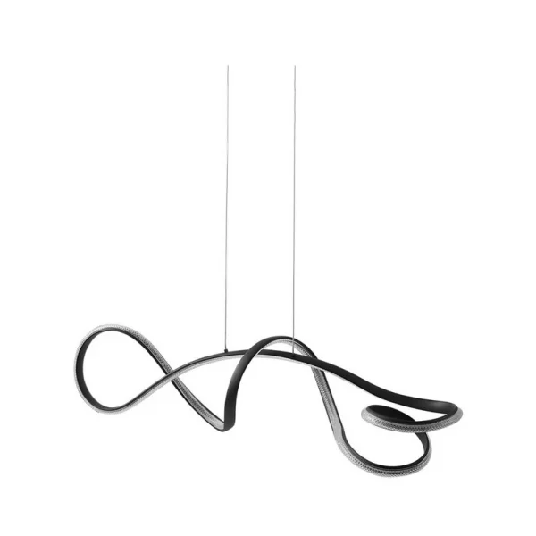 Lucande - Rodado LED Pendelleuchte Schwarz