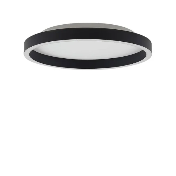 Lucande - Rotundo LED Deckenleuchte Dim. Schwarz