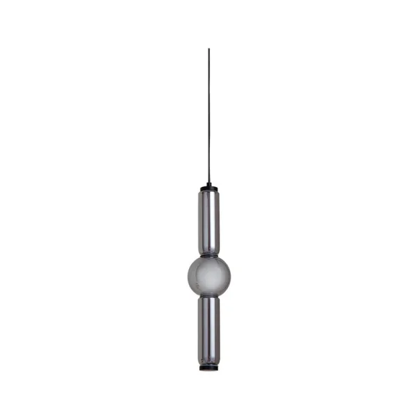 Lucande - Savete LED Pendelleuchte Rauch Grau