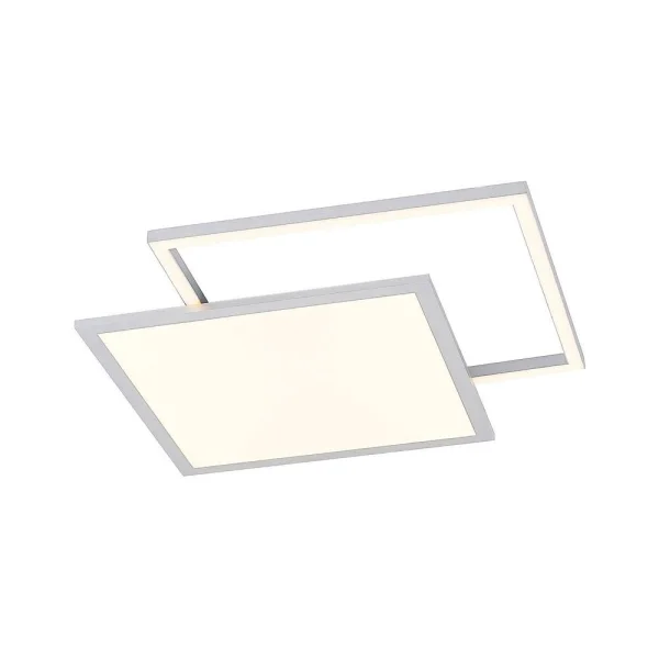 Lucande - Senan LED Square Deckenleuchte CCT Silver