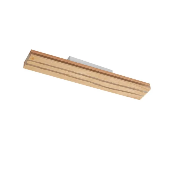 Lucande - Silja LED Deckenleuchte Holz