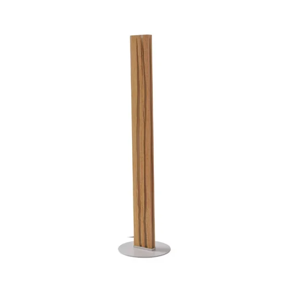 Lucande - Silja LED Stehleuchte Holz