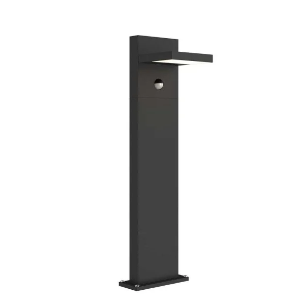Lucande - Silvan Außen Garten Leuchte w/Sensor Graphite/White