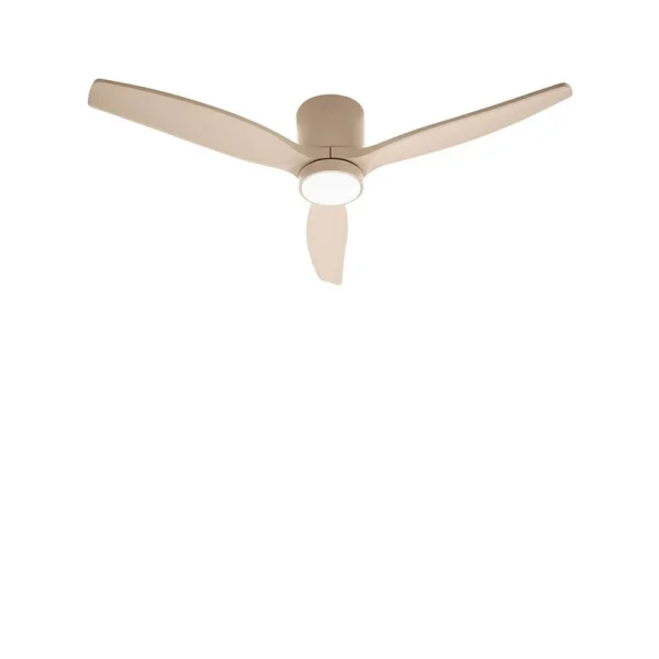 Lucande - Sorin LED Draußen Deckenventilator Beige