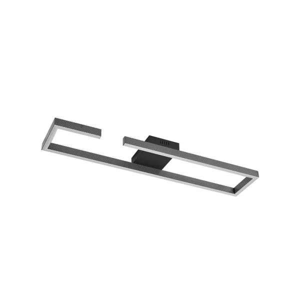 Lucande - Yvor LED Deckenleuchte Schwarz