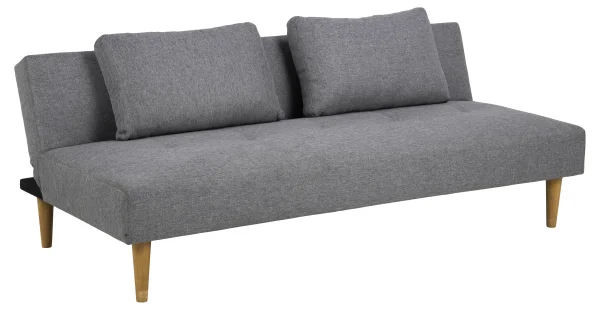 Lucca Schlafsofa inkl. 2 Kissen grau.