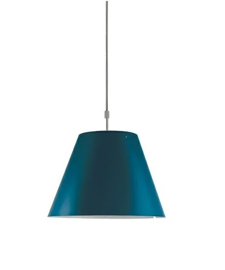 Luceplan - Costanza Pendelleuchte Petrol Blue