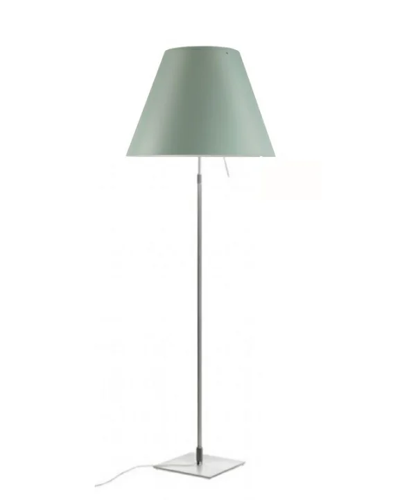 Luceplan - Costanza Stehleuchte Alu/Comfort Green