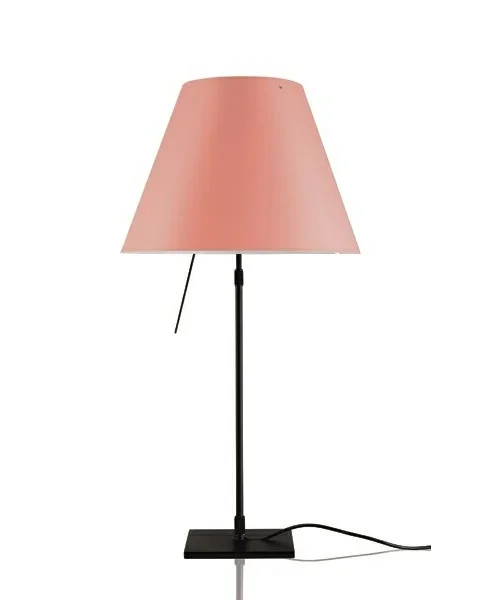 Luceplan - Costanza Tischleuchte m/Dimmer Schwarz/Edgy Rosa