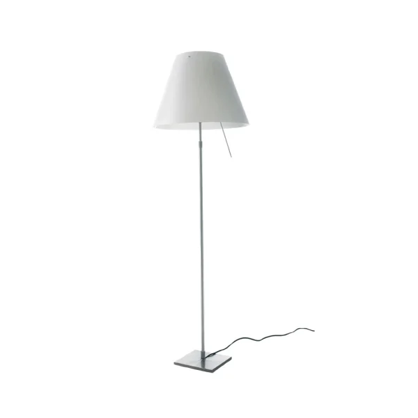 Luceplan - Grande Costanza Außenleuchte Standard Fuß Rost/Off-White