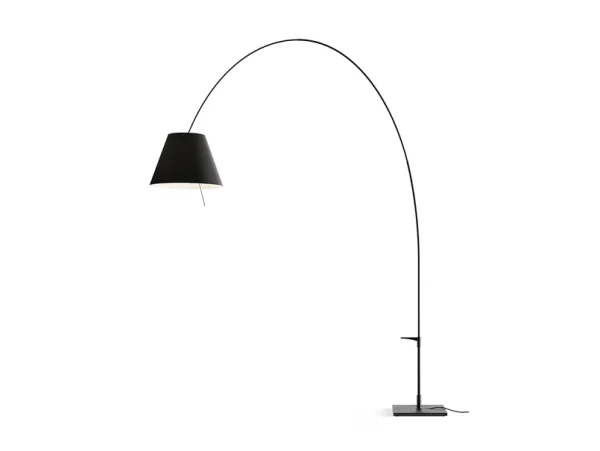 Luceplan - Lady Costanza Bogenlampe, dimmbar, schwarz