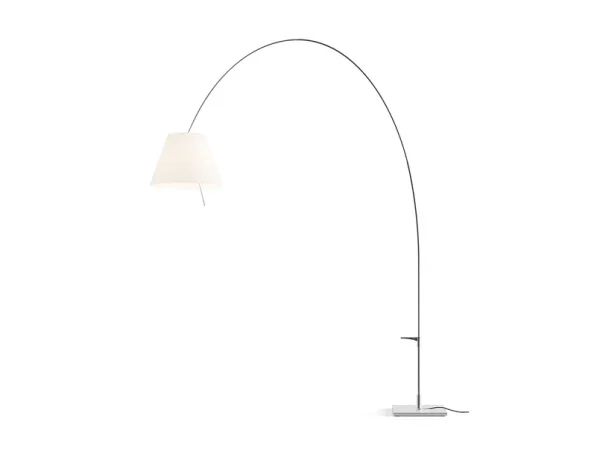Luceplan - Lady Costanza Stehleuchte Dimmer weiß/alu