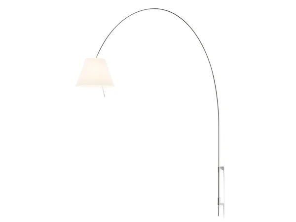 Luceplan - Lady Costanza Wandleuchte m/Dimmer Weiß/Alu