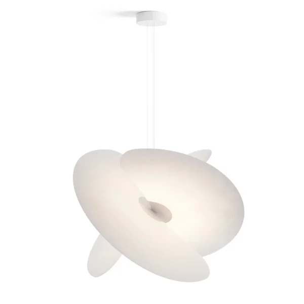 Luceplan - Levante LED-Hängeleuchte weiß Ø 90 cm 54 W