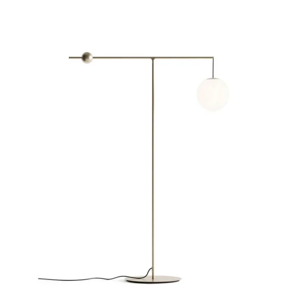 Luceplan - Malamata Stehleuchte Brushed Brass