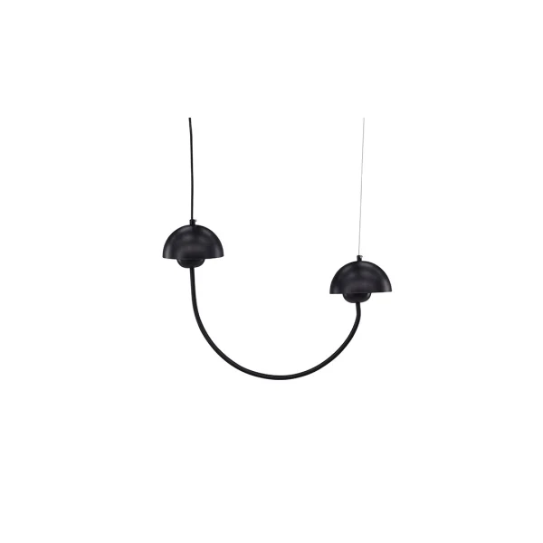 Lyckorna Beleuchtung Pendelleuchte 55x15x40cm schwarz.