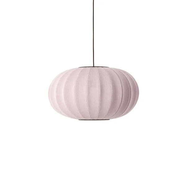 Made By Hand - Knit-Wit 57 Oval Pendelleuchte Light Rosa