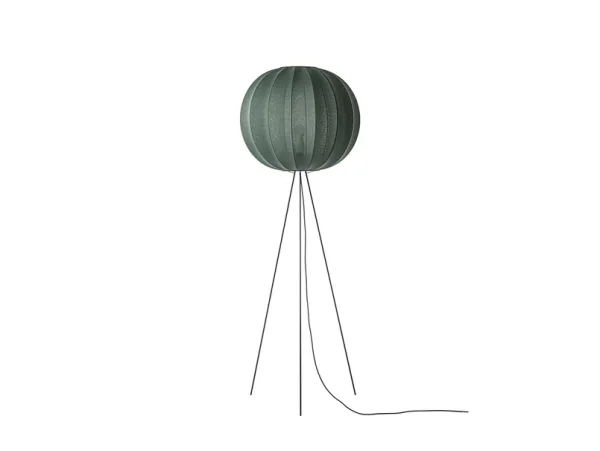 Made By Hand - Knit-Wit 60 Round Stehlampe 175 cm, grün