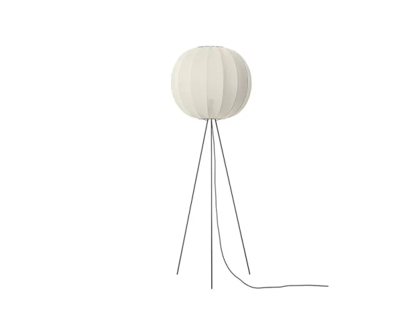 Made By Hand - Knit-Wit 60 Round Stehlampe High 175 cm, weiß